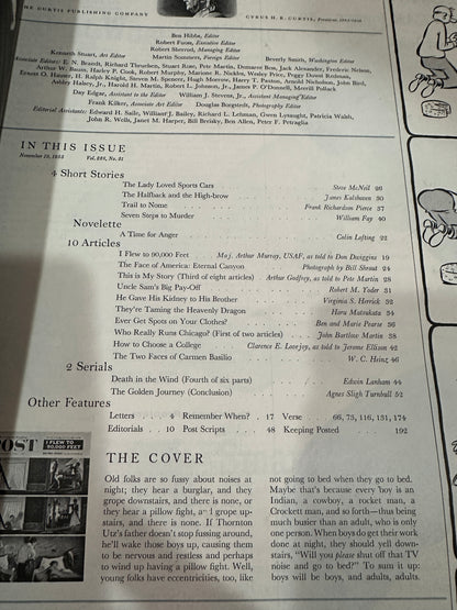 Saturday Evening Post November 19 1955