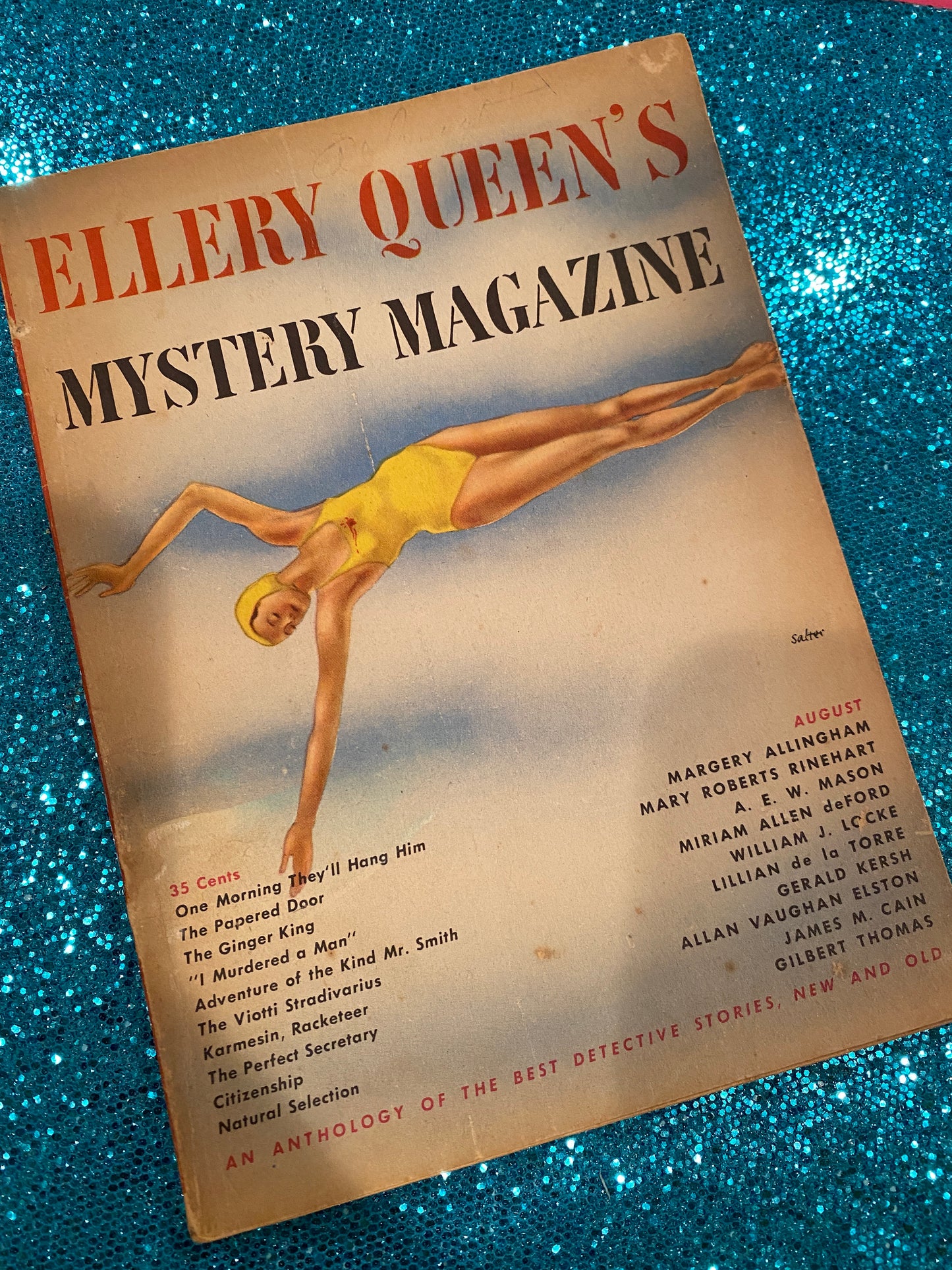 Ellery Queen Mystery Magazine AUG 1950 Vol 16  #81