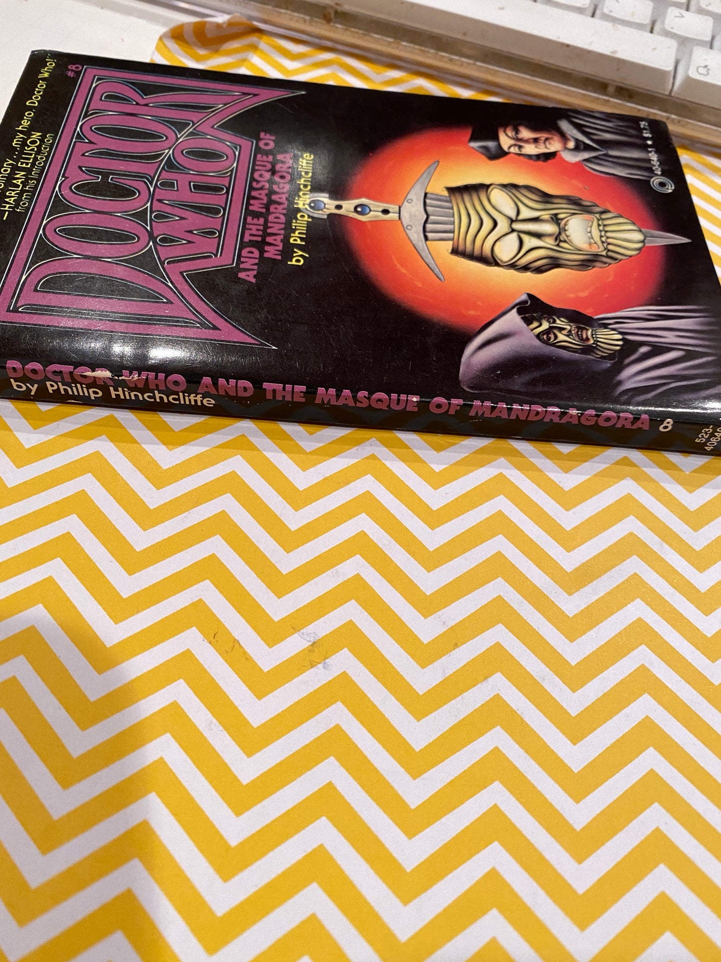 DR WHO  and the masque of mandragora by Phillip Hinchcliffe  into by Harlan Ellison