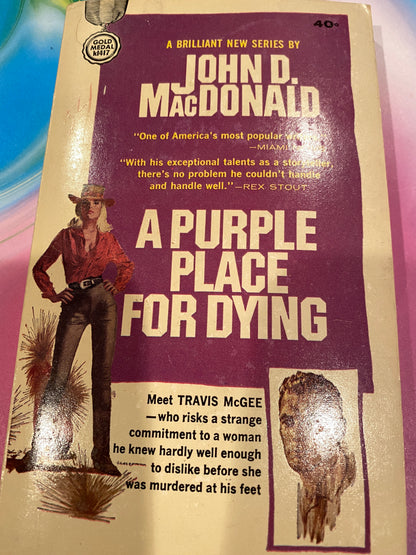 A PURPLE PLACE FOR DYING by John D MacDonald