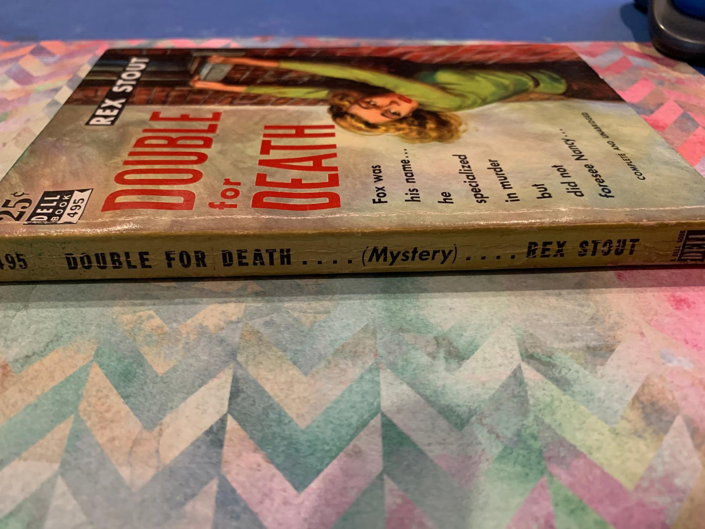 DOUBLE FOR DEATH (dell mapback #495)