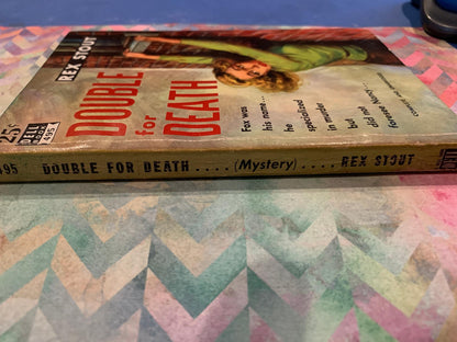 DOUBLE FOR DEATH (dell mapback #495)