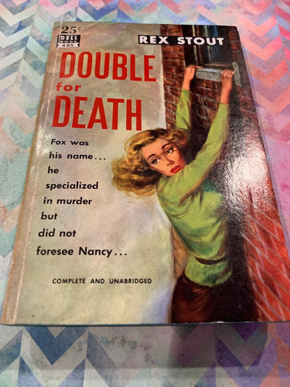 DOUBLE FOR DEATH (dell mapback #495)