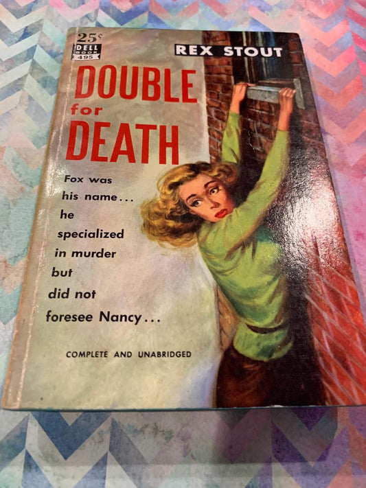 DOUBLE FOR DEATH (dell mapback #495)