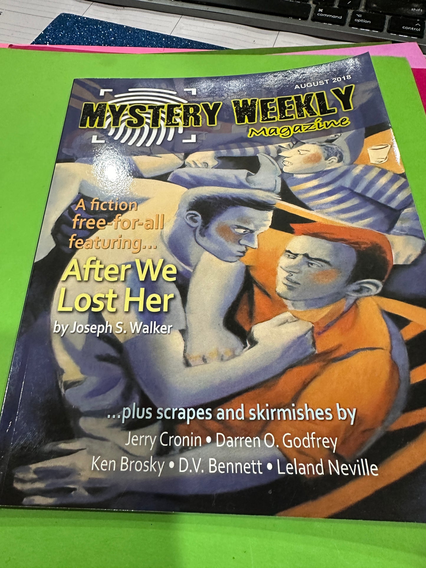Mystery Weekly magazine August 2018