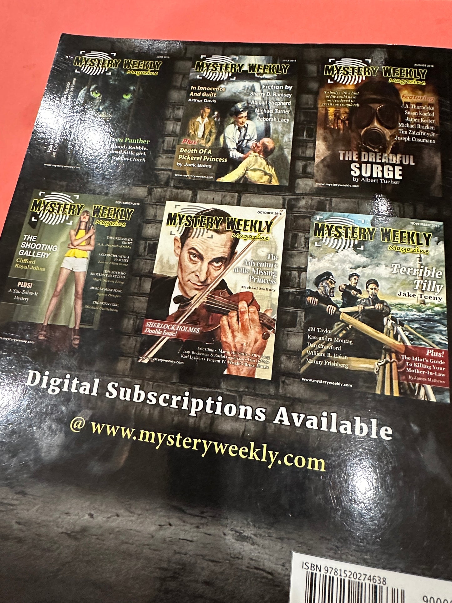 Mystery Weekly magazine January 2017