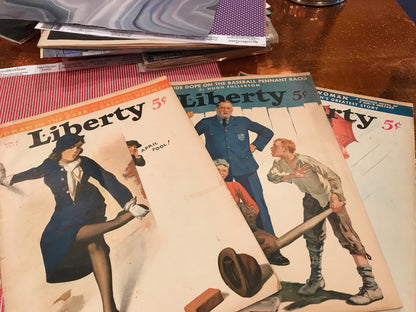 WOMAN IN THE DARK. COMPLETE THREE PART SERIAL IN LIBERTY MAGAZINE 1933