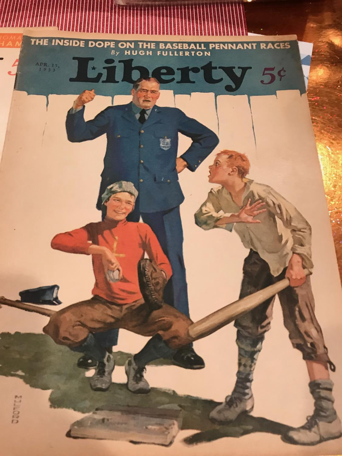 WOMAN IN THE DARK. COMPLETE THREE PART SERIAL IN LIBERTY MAGAZINE 1933
