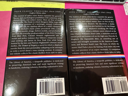 Crime Novels of the 1960's  LIBRARY OF AMERICA BOXED SET