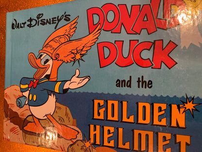 Walt Disney's DONALD DUCK and the golden helmet