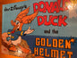 Walt Disney's DONALD DUCK and the golden helmet