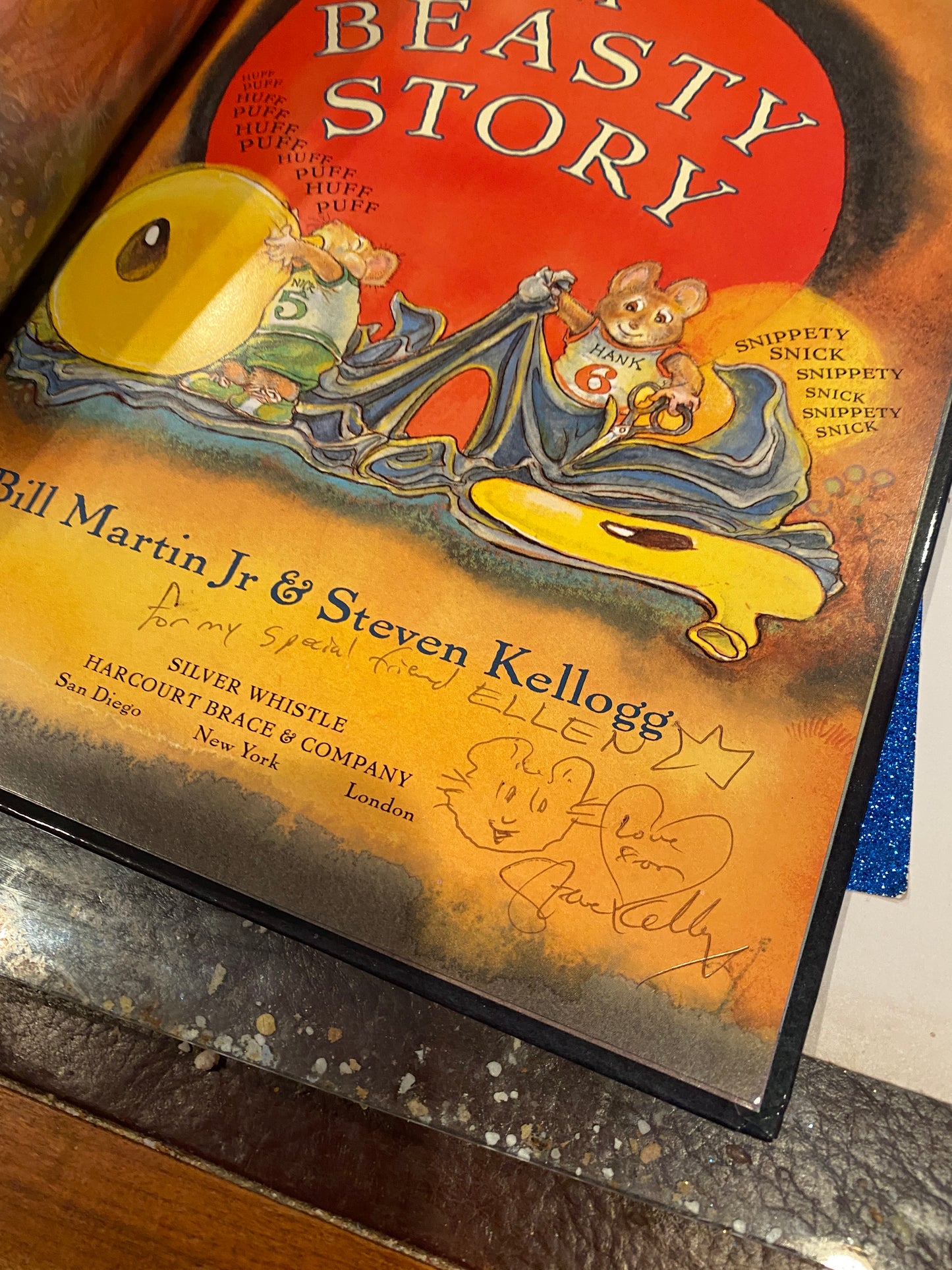 A BERASTY STORY ( signed and doodled)