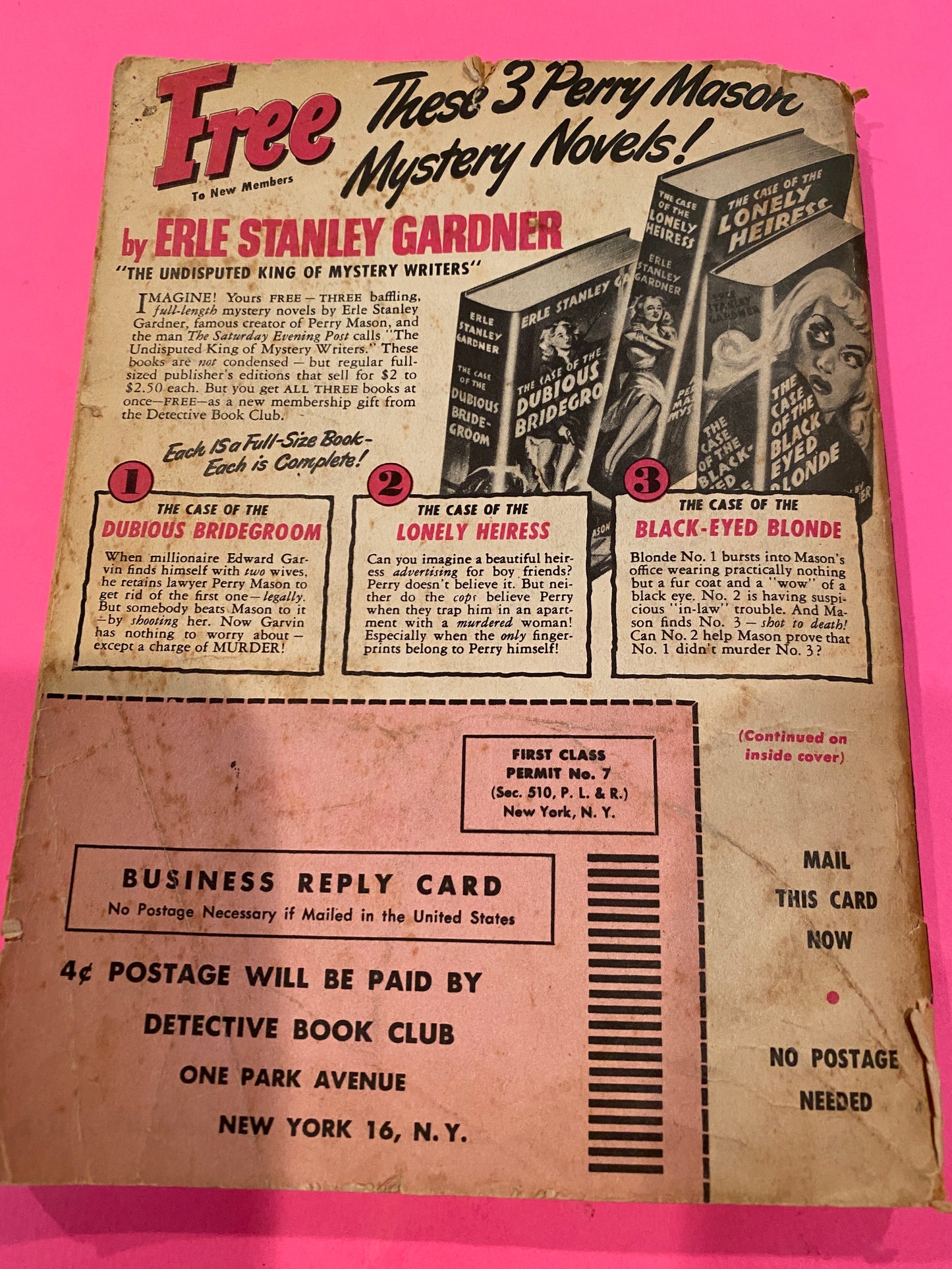 Ellery Queen Mystery Magazine July 1949 Vol 14  #68