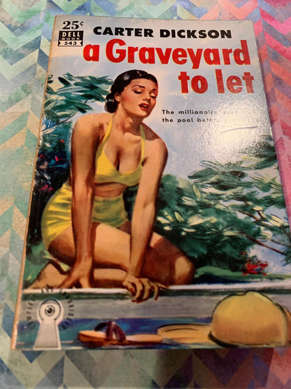 A GRAVEYARD TO LET (dell mapback #543)