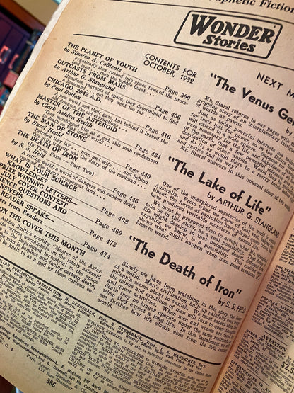 WONDER STORIES October 1932