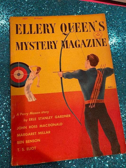 Ellery Queen Mystery Magazine July 1954 Vol 24 #128