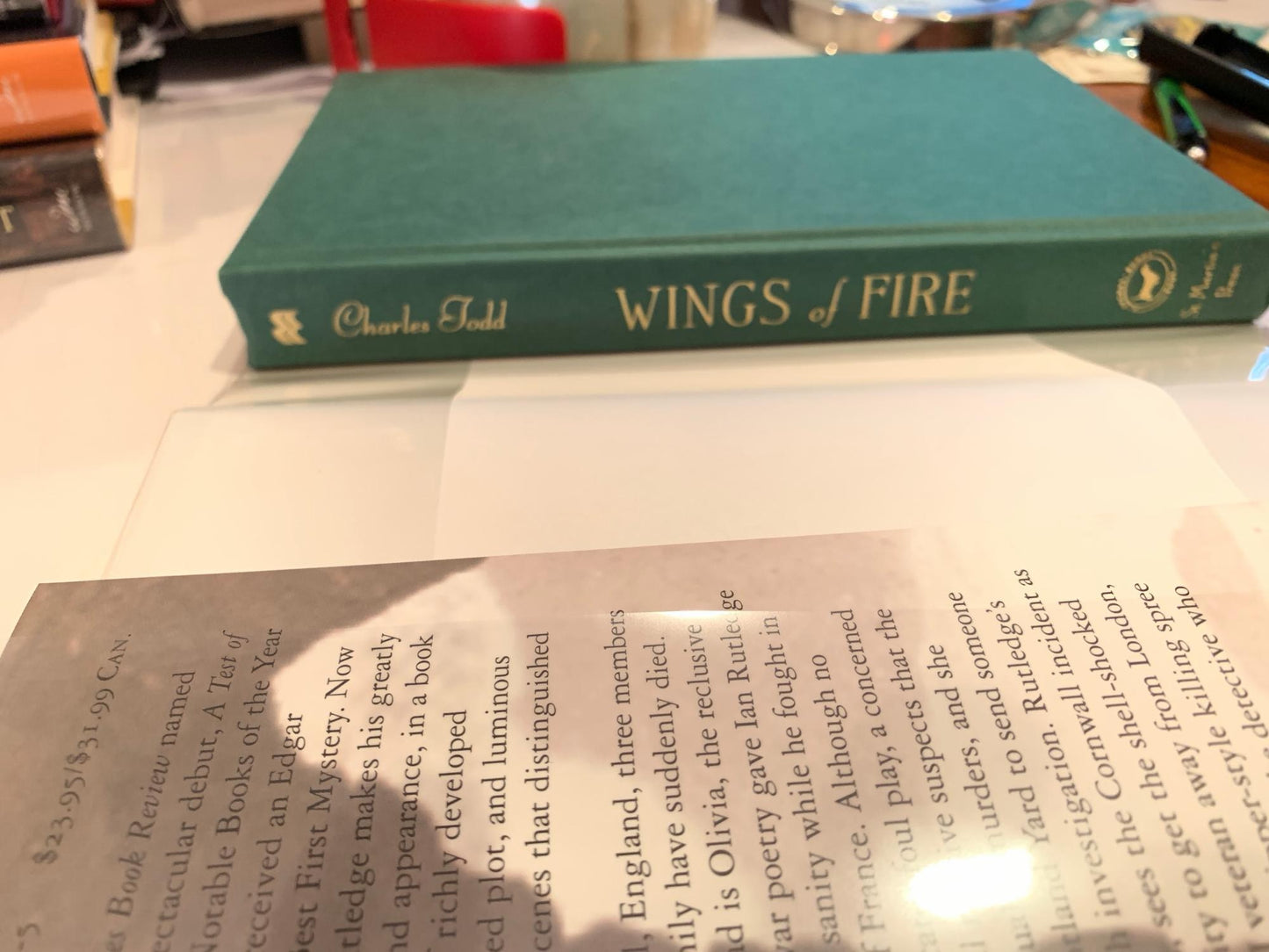 WINGS OF FIRE by Charles Todd