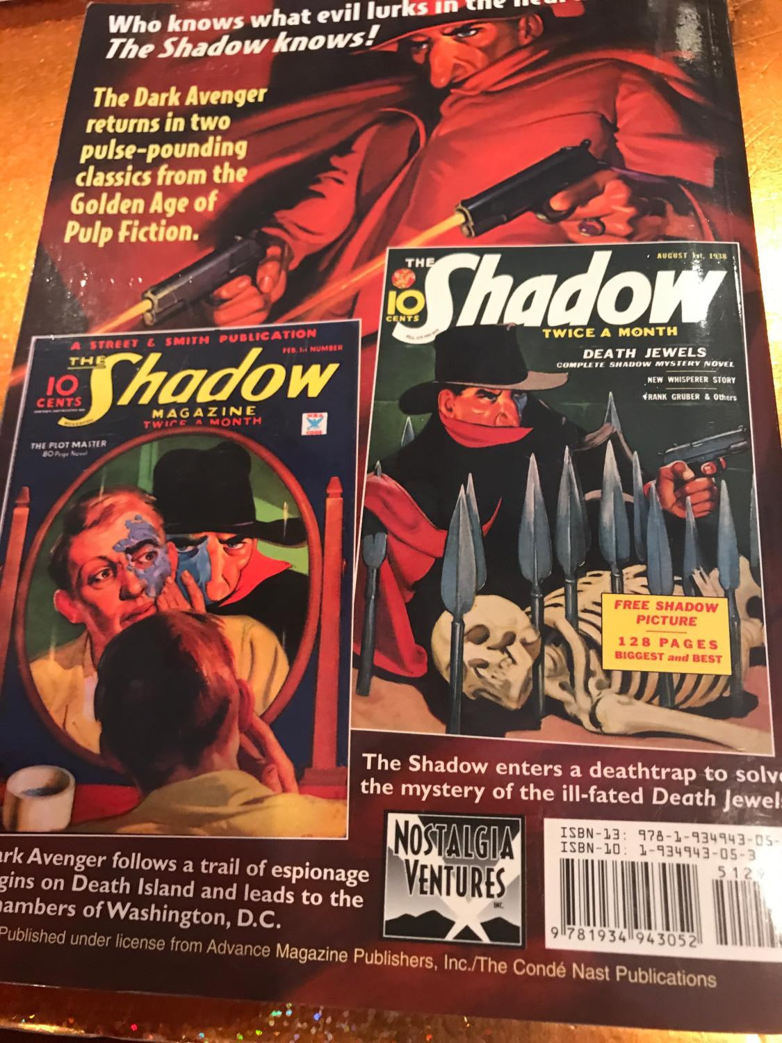 THE SHADOW # 21 DEATH JEWELS & THE PLOT MASTER