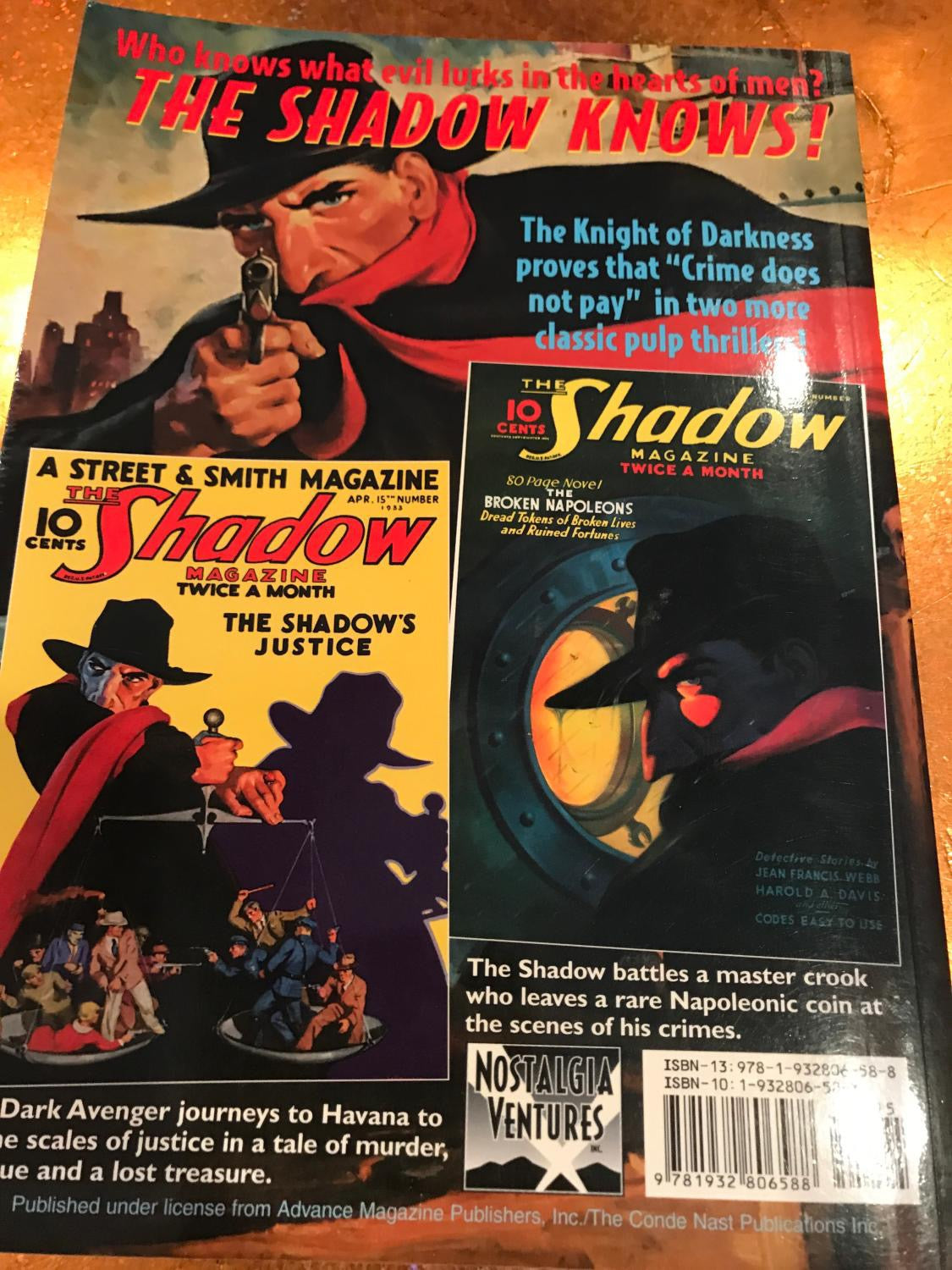 THE SHADOW # 45 TERROE ISLAND & CITY OF GHOSTS