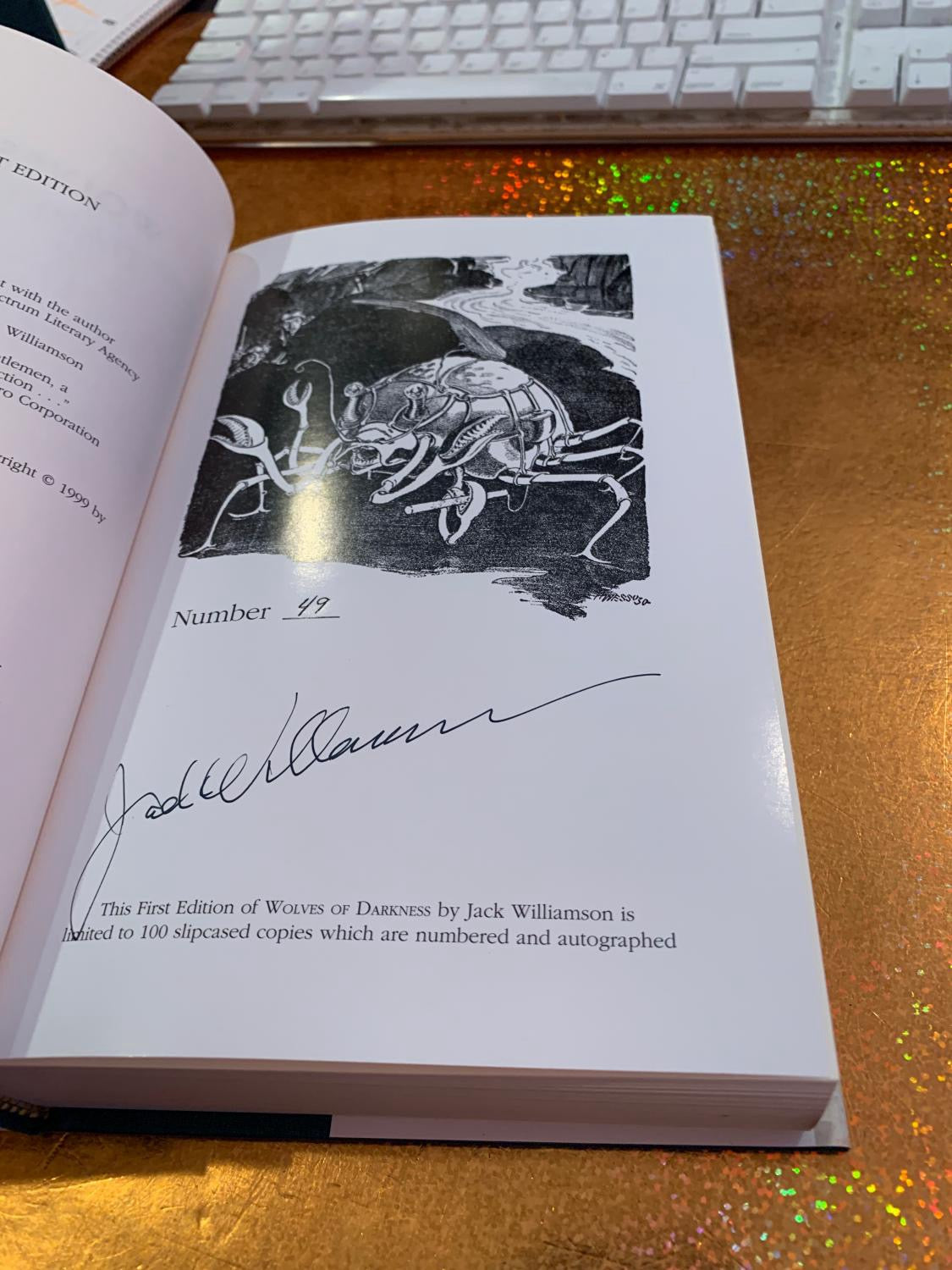 WOLVES OF DARKNESS by Jack Williamson limited