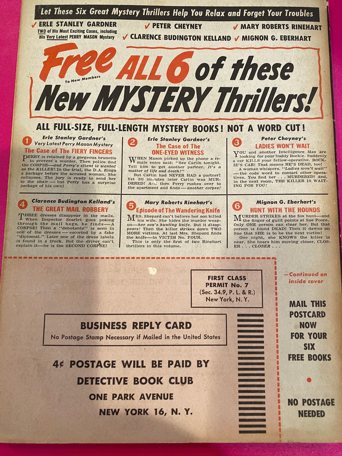 Ellery Queen Mystery Magazine Nov 1951
