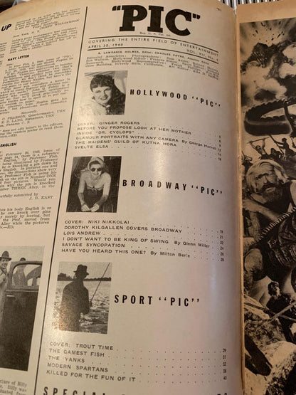 PIC magazine- APRIL 30, 1940