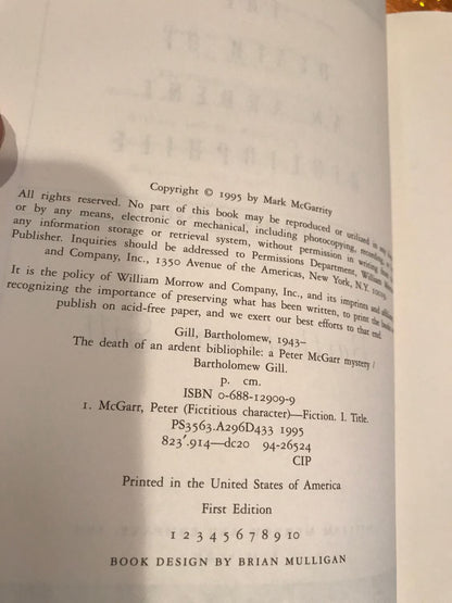 The Death of an Ardent Bibliophile
