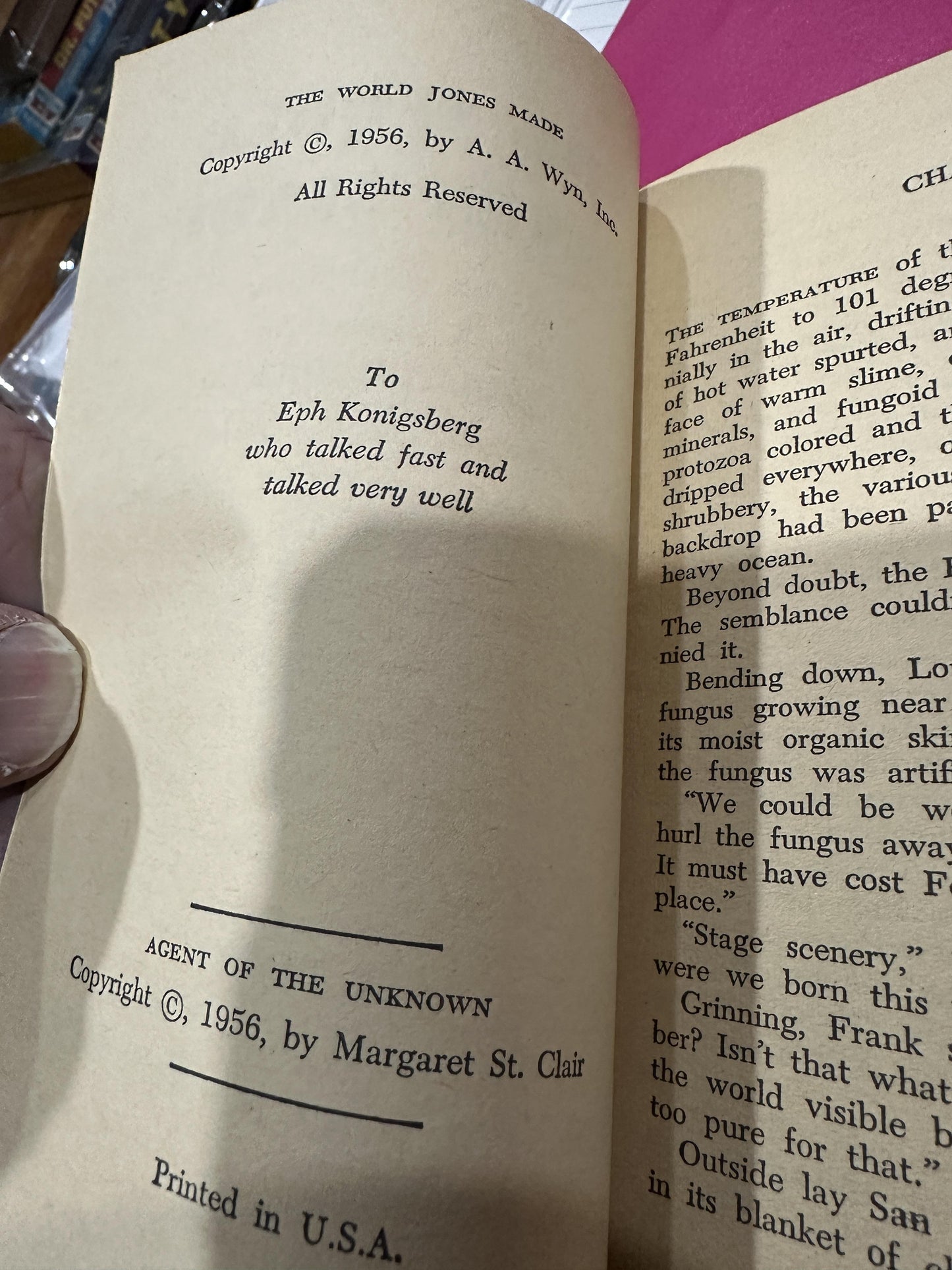 The World Jones Made/ Agent of the Unknown