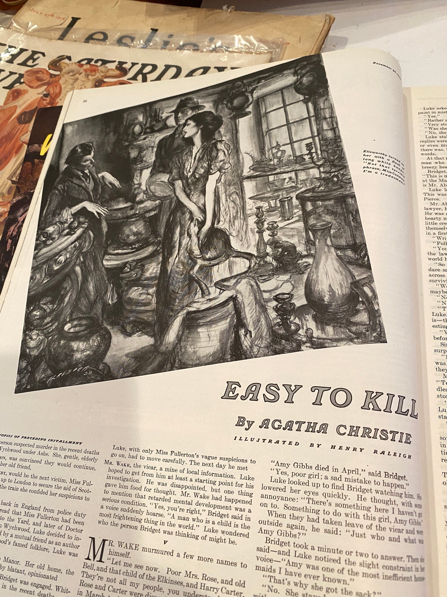 Saturday Evening Post November 26,1938