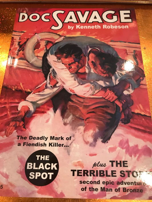 DOC SAVAGE # 56 THE BLACK SPOT & THE TERRIBLE STORK