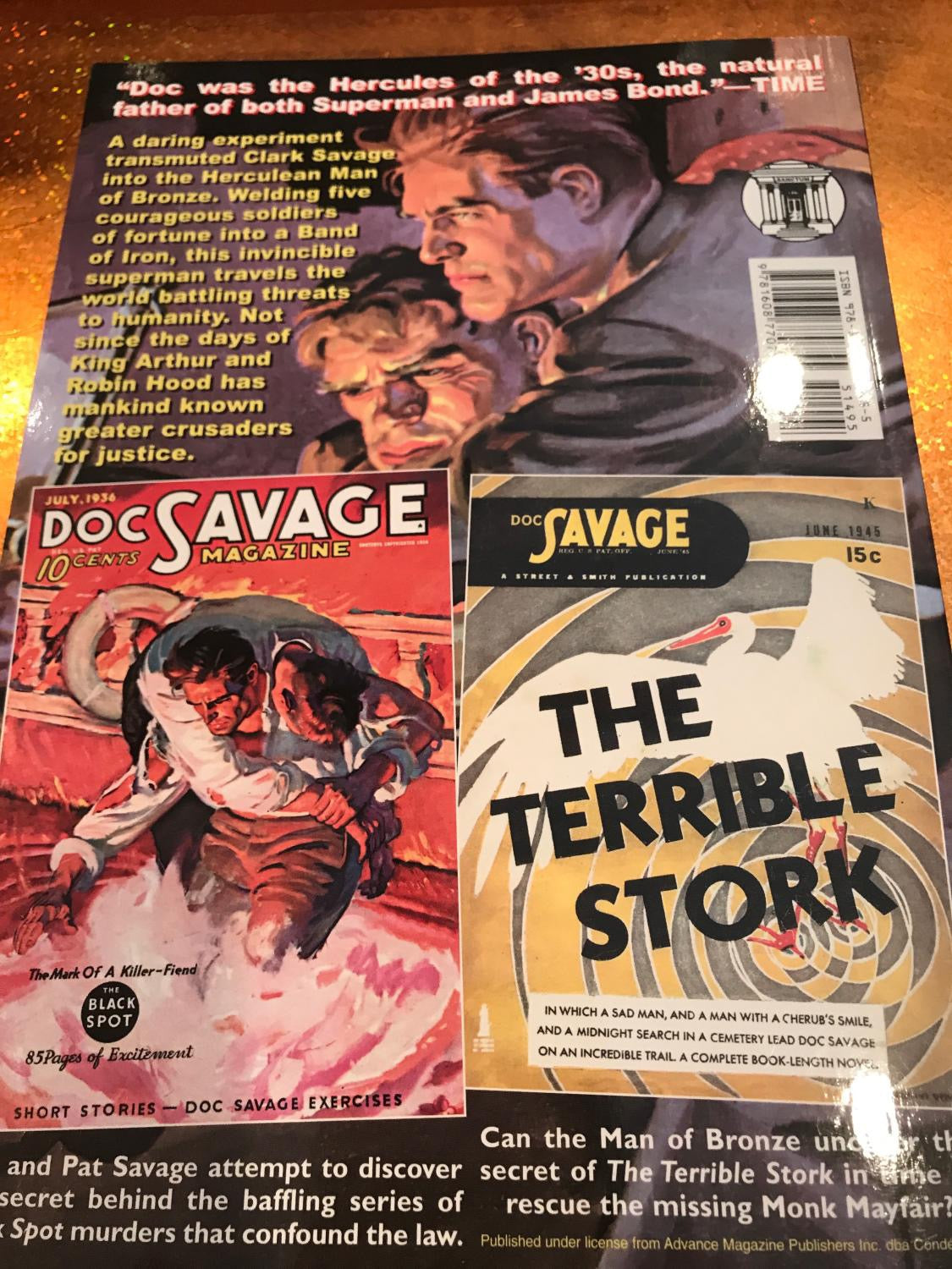 DOC SAVAGE # 56 THE BLACK SPOT & THE TERRIBLE STORK