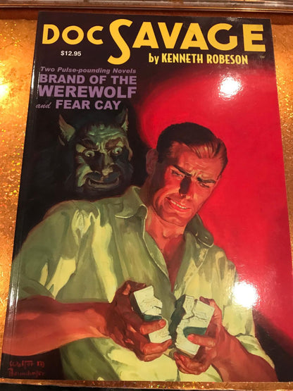 DOC SAVAGE # 13 BRAND OF THE WEREWOLF & FEAR CAY