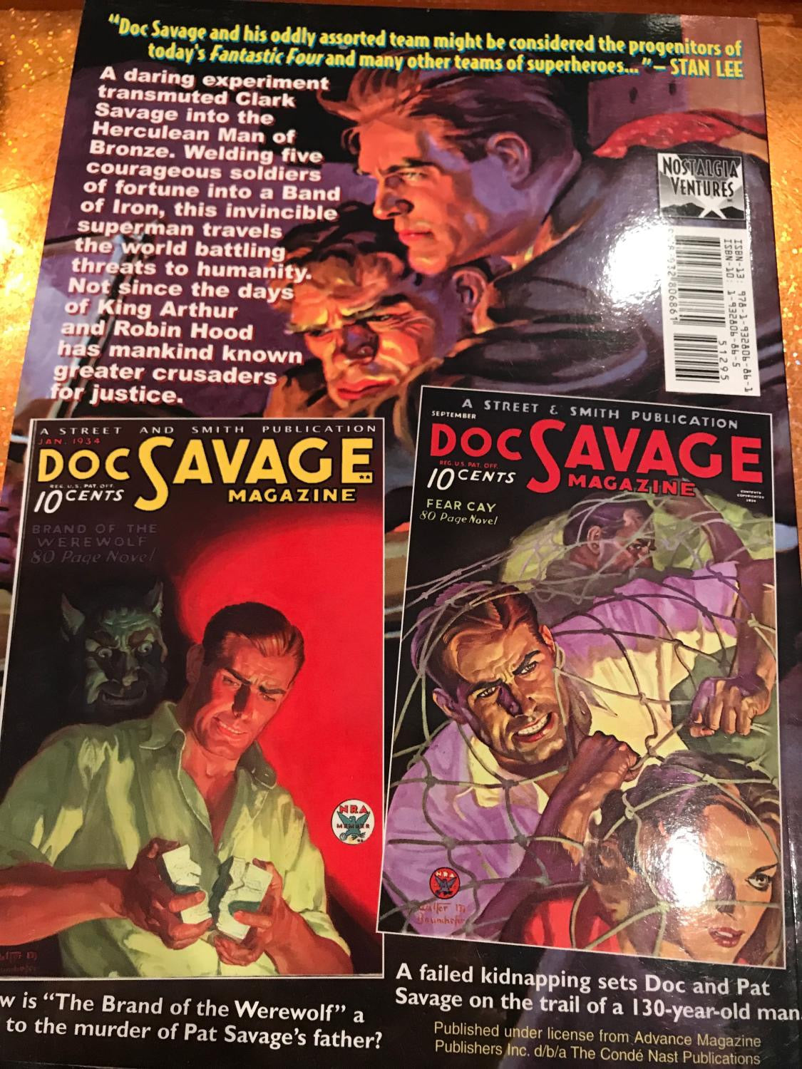DOC SAVAGE # 13 BRAND OF THE WEREWOLF & FEAR CAY