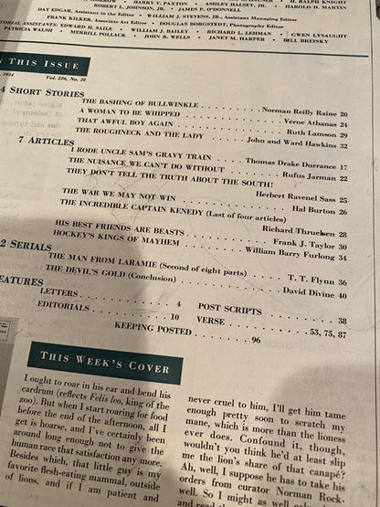 Saturday Evening Post January 9 1954