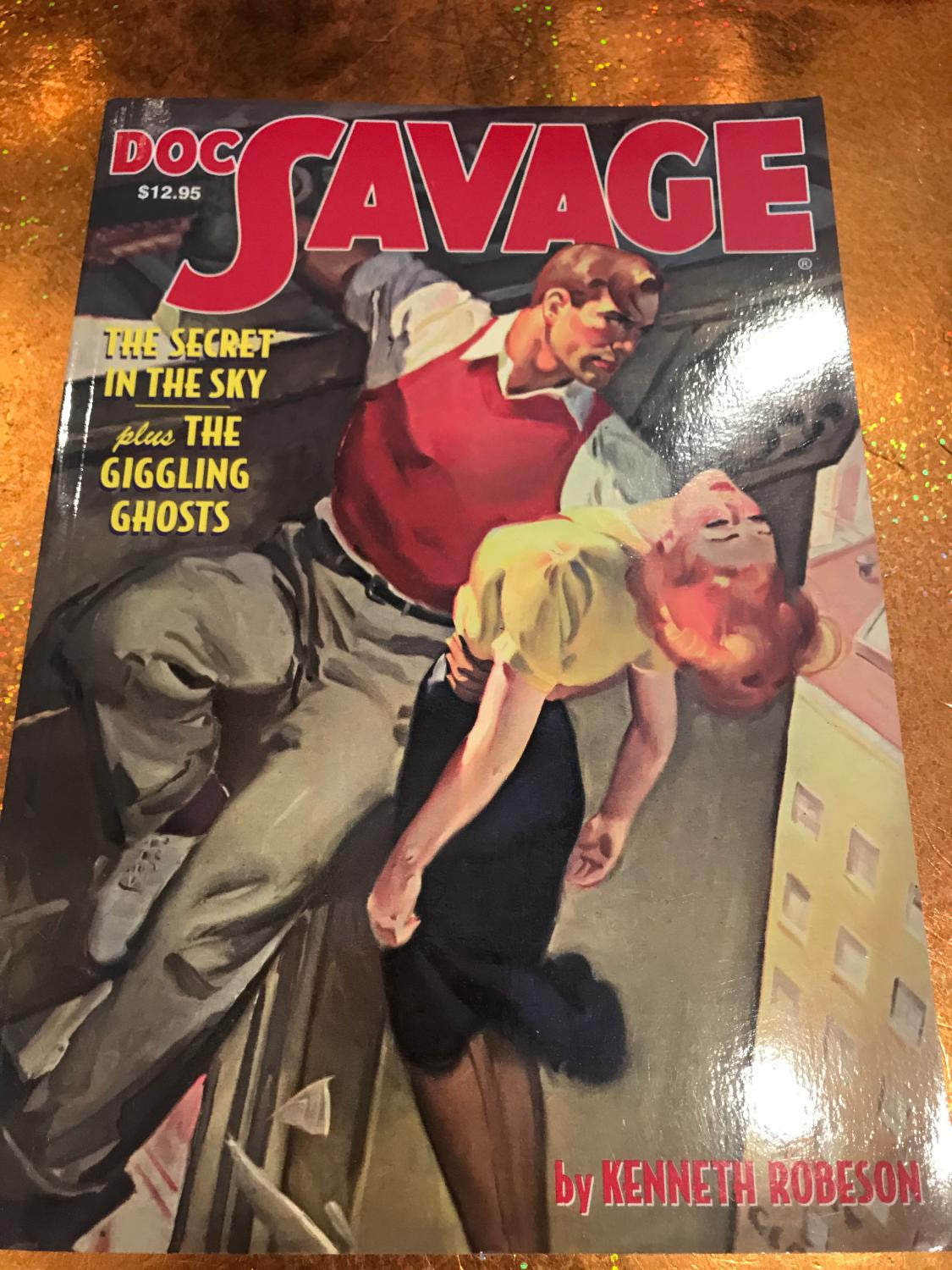 DOC SAVAGE # 16 THE SECRET IN THE SKY & THE GIGGLING GHOSTS