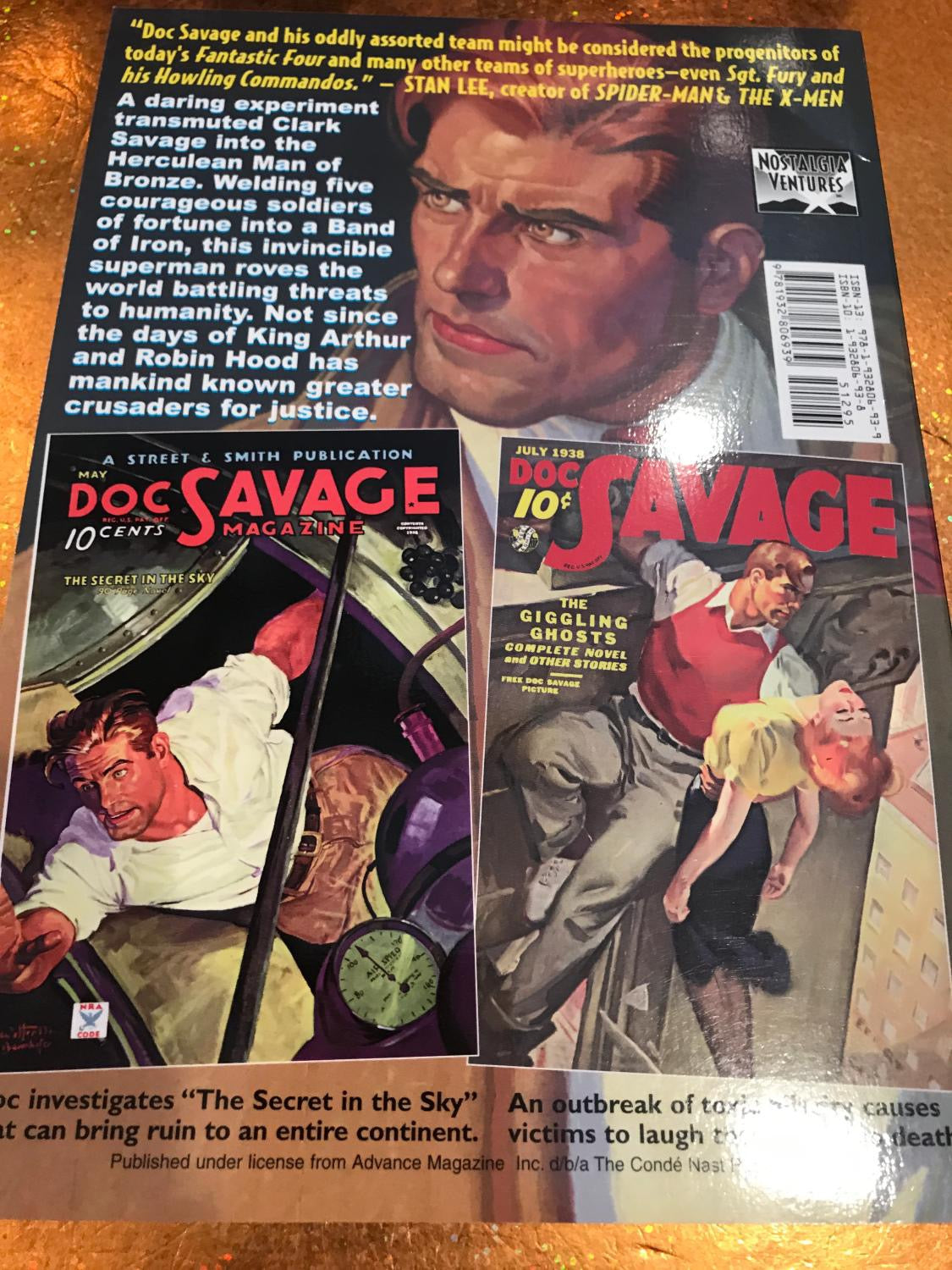 DOC SAVAGE # 16 THE SECRET IN THE SKY & THE GIGGLING GHOSTS