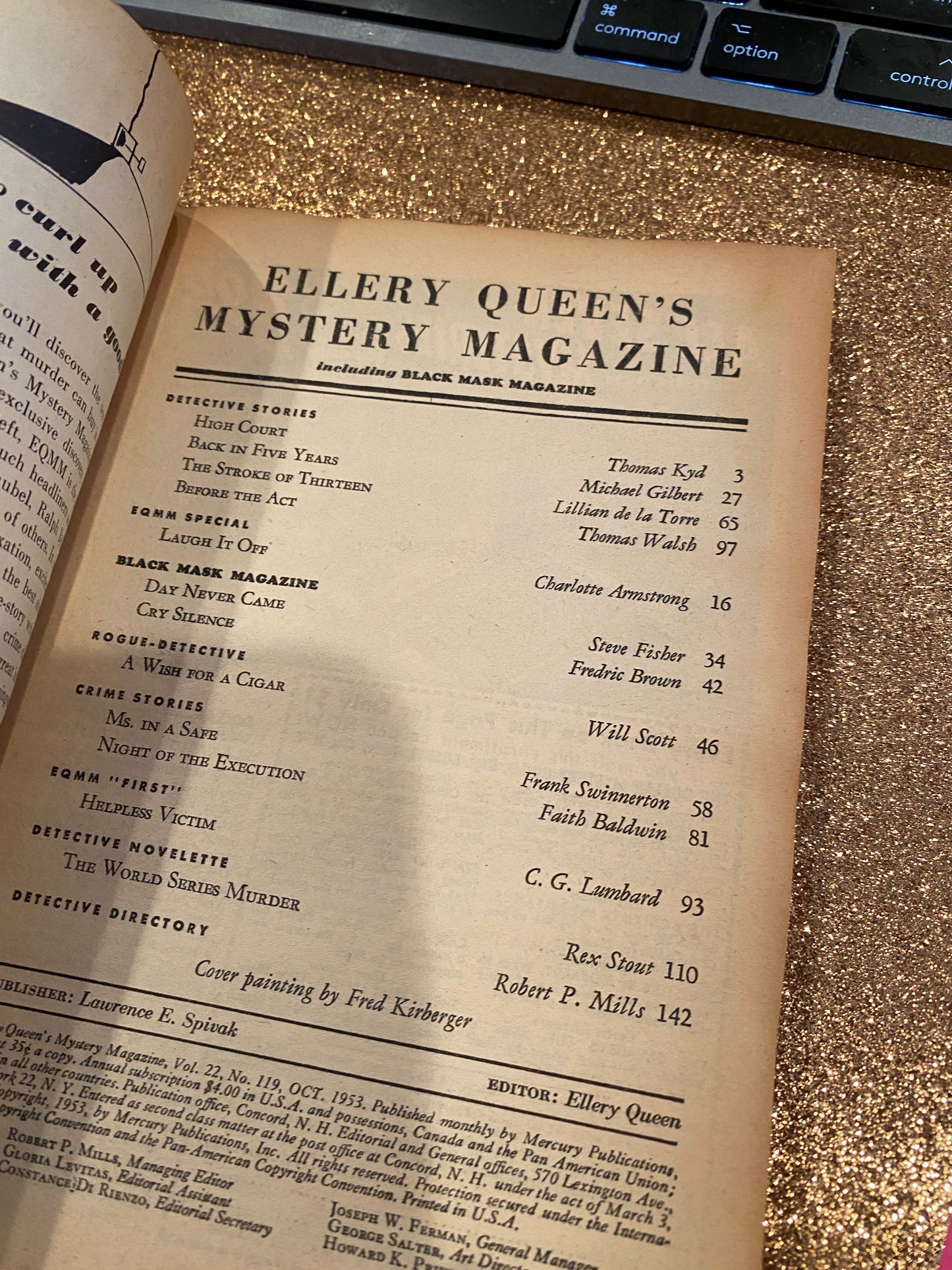 Ellery Queen Mystery Magazine Oct 1953 Vol 22 119