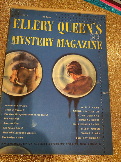 Ellery Queen Mystery Magazine July  1951 vol 18 #92