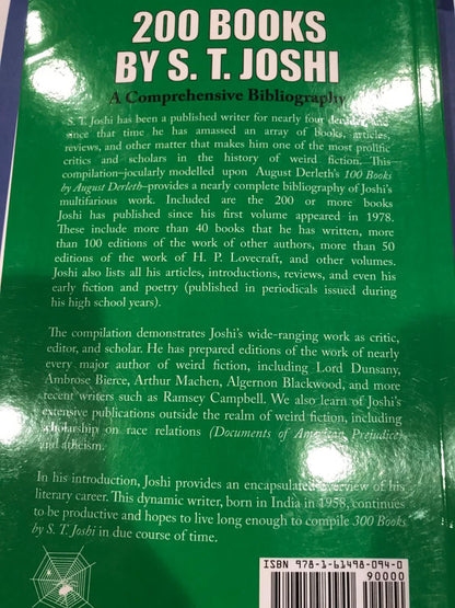 200 BOOKS BY S.T. JOSHI