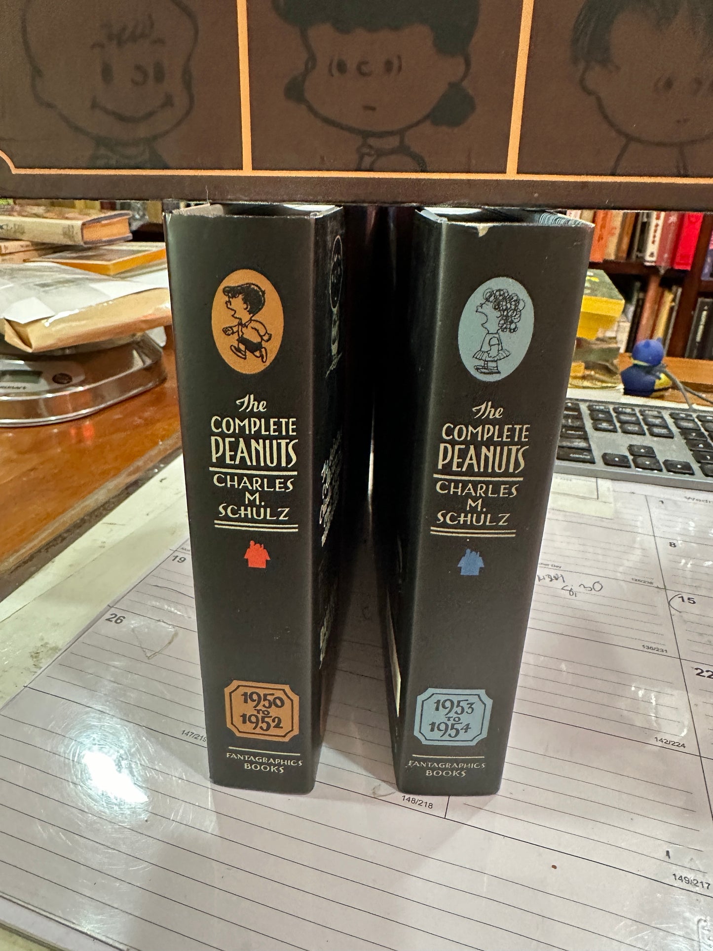 THE COMPLETE PEANUTS SLIPCASE 1950-52 & 1953-54