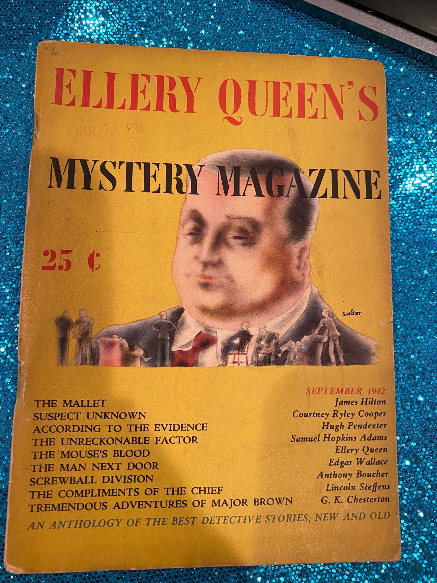 Ellery Queen Mystery Magazine Sept 1942   vol 3  #4
