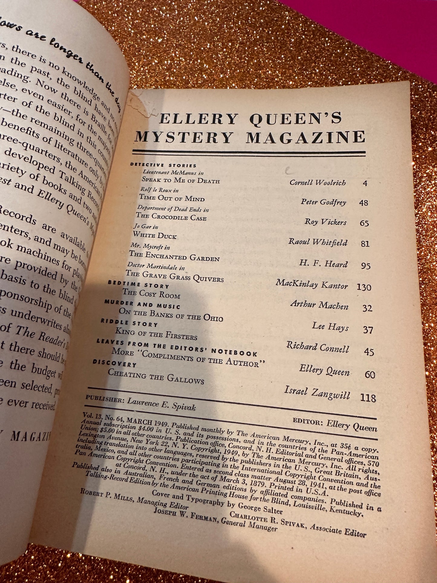 Ellery Queen Mystery Magazine vol 18 #95