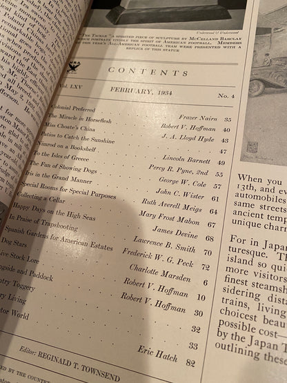 Country Life  Feb 1934