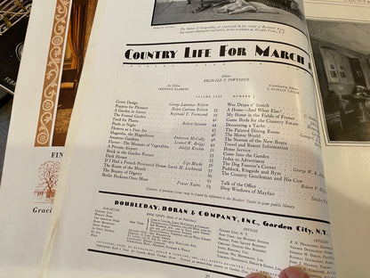 Country Life MArch 1930
