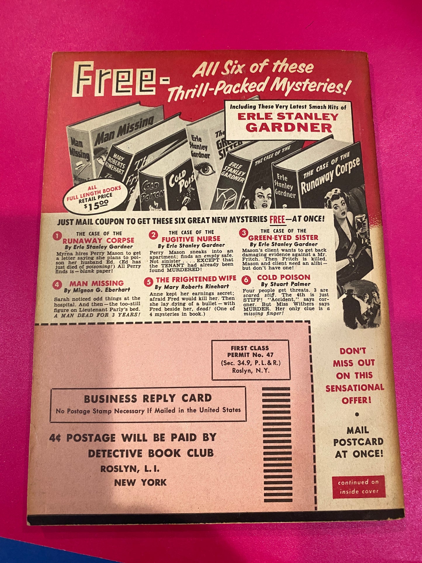 Ellery Queen Mystery Magazine Oct 1954
