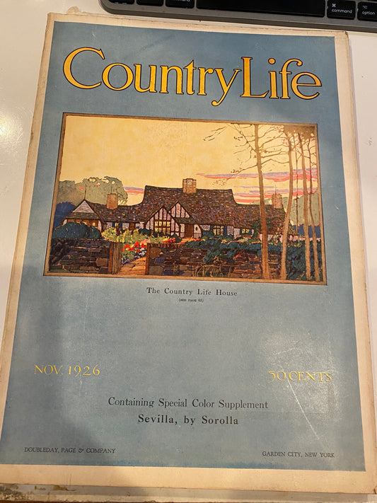 COUNTRY LIFE MAGAZINE NOV 1926