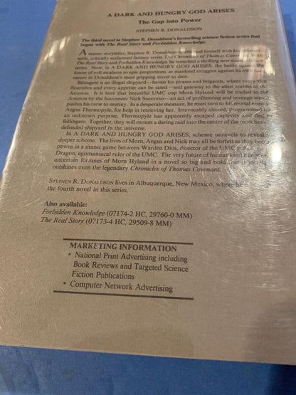 A DARK AND HUNGRY GOD ARISES( uncorrected proof)