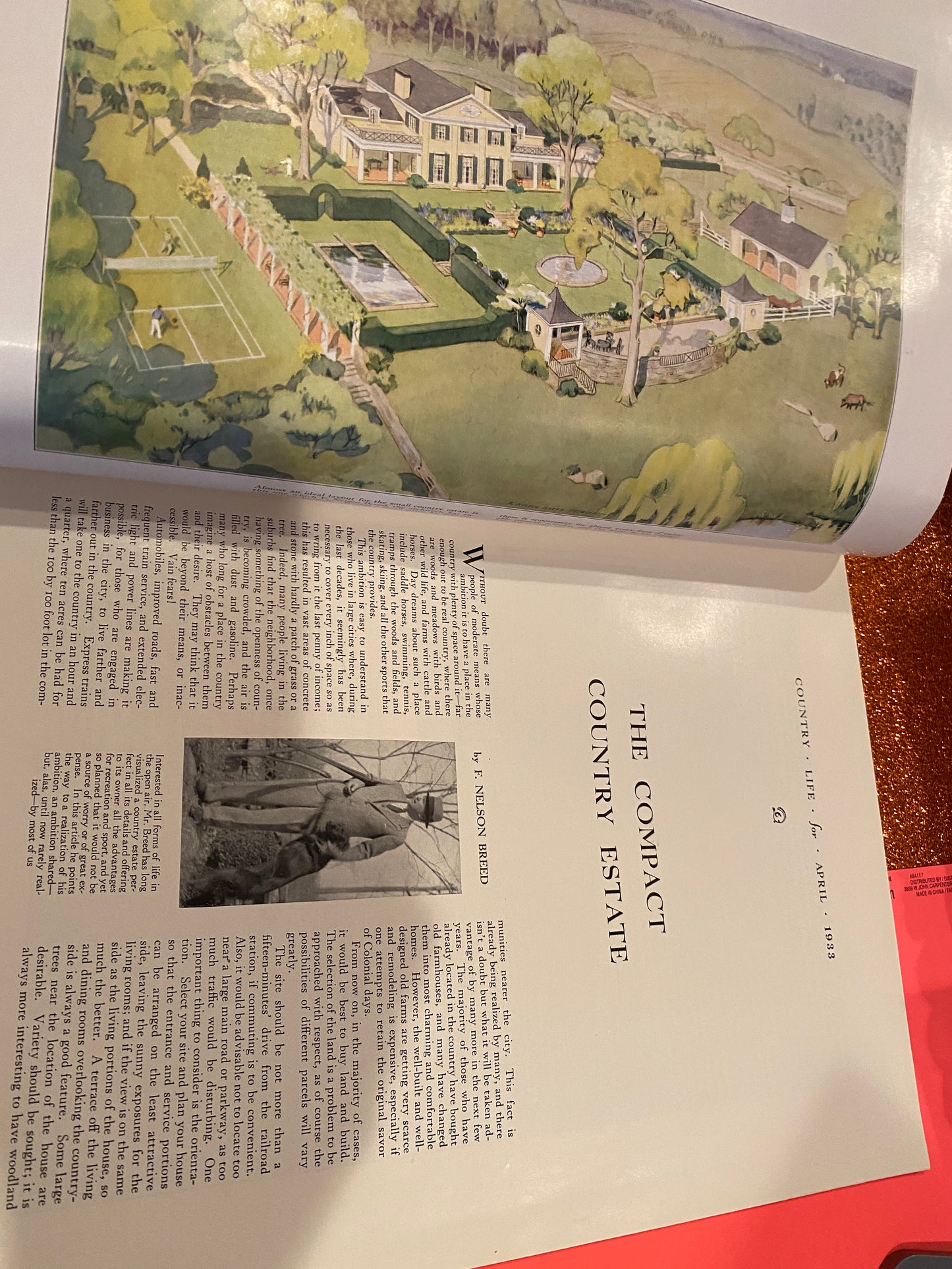 Country Life  April 1933