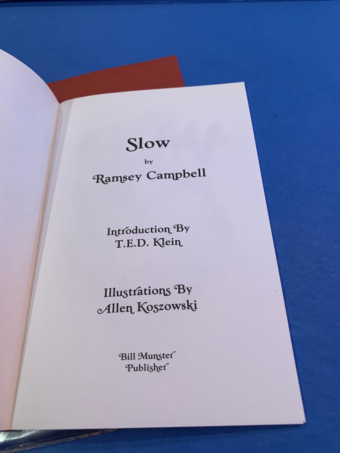 SLOW by  Ramsey Campbell