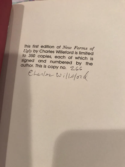New Forms Of Ugly by Charles Willeford